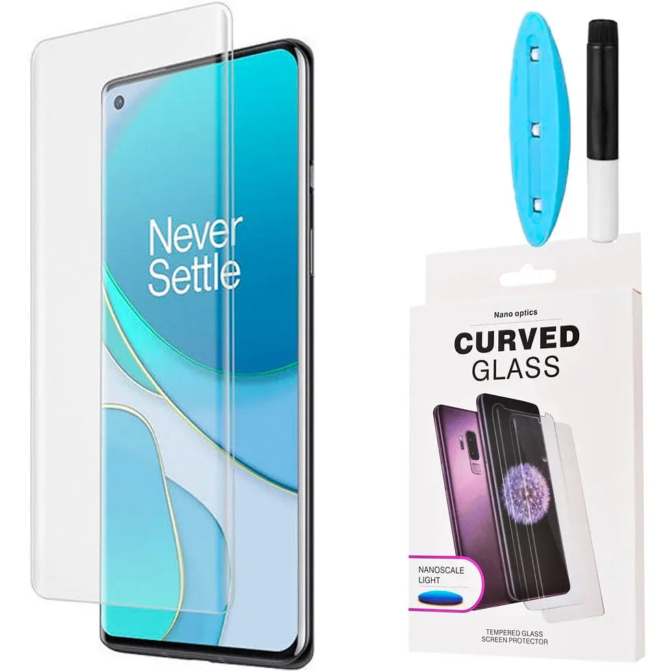 Захисне скло DK для OnePlus 9 Pro UV Curved 015456 clear - фото 1