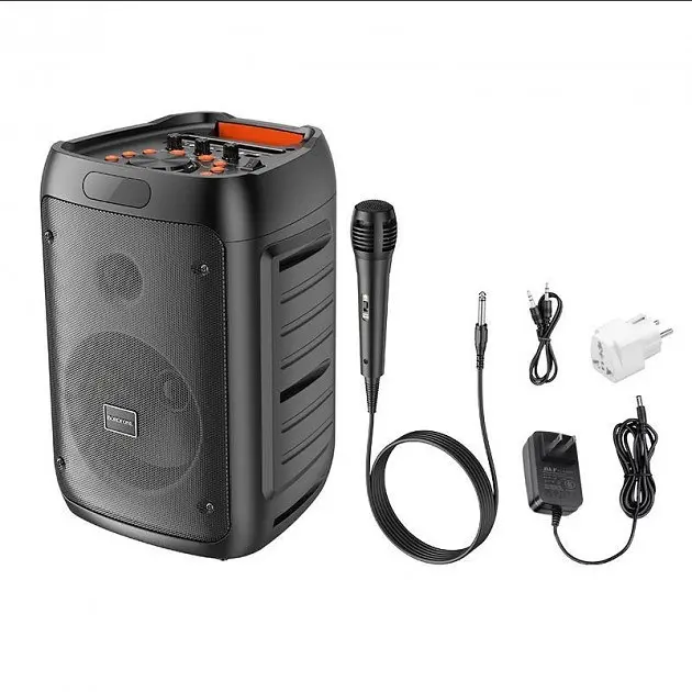 Бездротова акумуляторна Bluetooth колонка BT5.0 бумбокс 20W акустична система з LED RGB підсвічуванням BOROFONE BP10 - фото 6