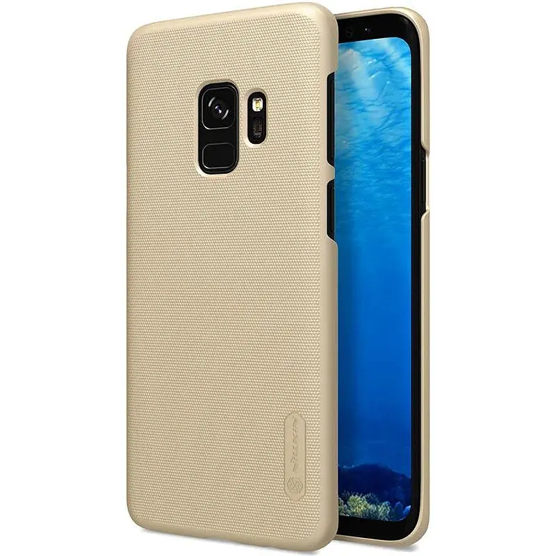Чохол-накладка Nillkin Super Frosted Shield Samsung Galaxy S9 G960 Gold - фото 7