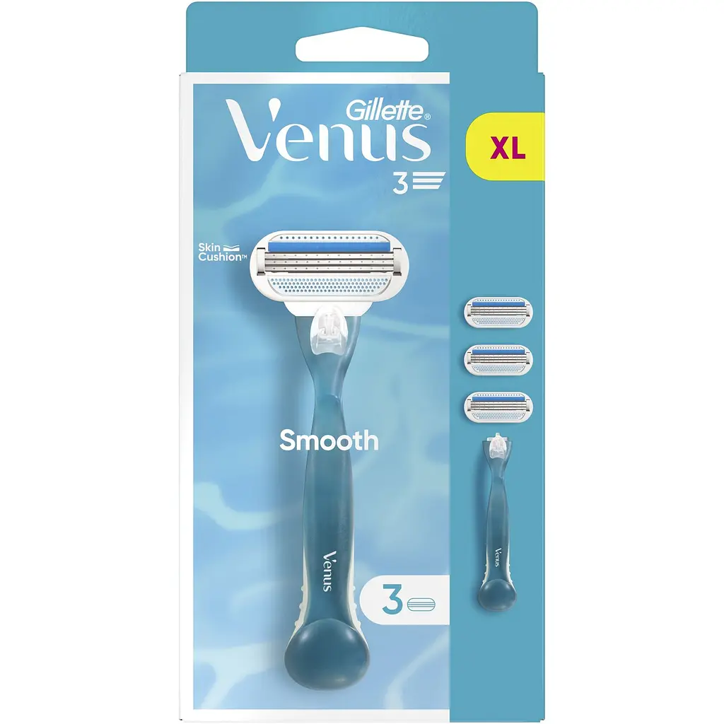 Станок для гоління Gillette Venus Classic з 3 змінними картриджами (81668637) - фото 2
