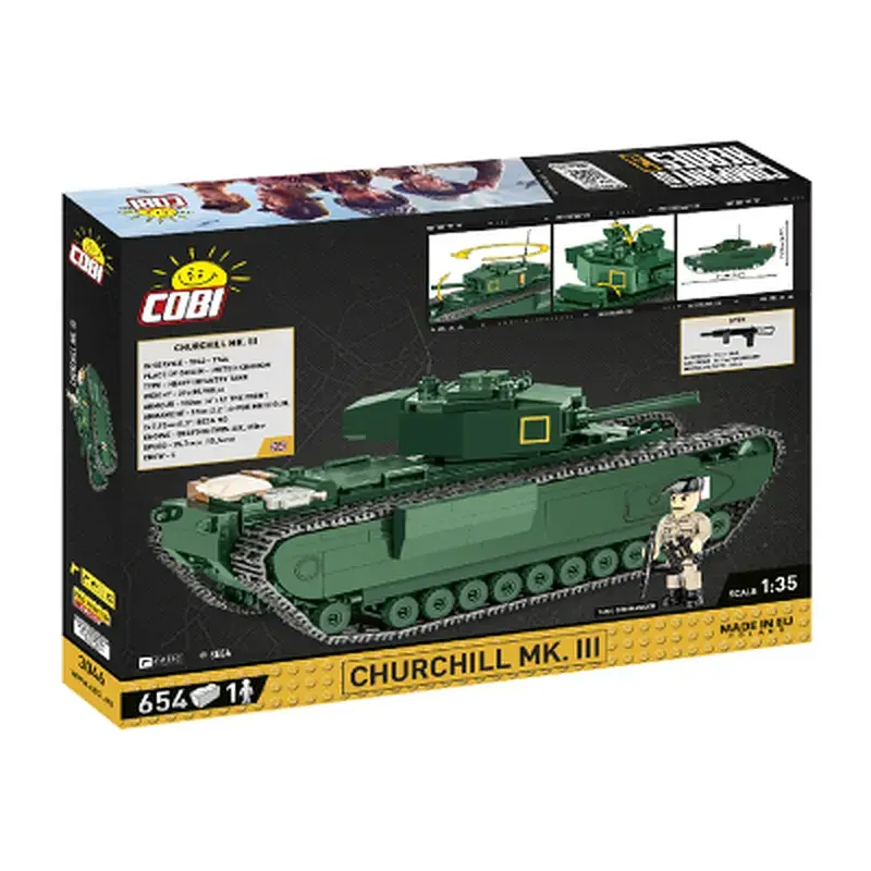 Конструктор Cobi Company of Heroes 3 Танк Mk III Черчілль, 654 деталей (COBI-3046) - фото 2