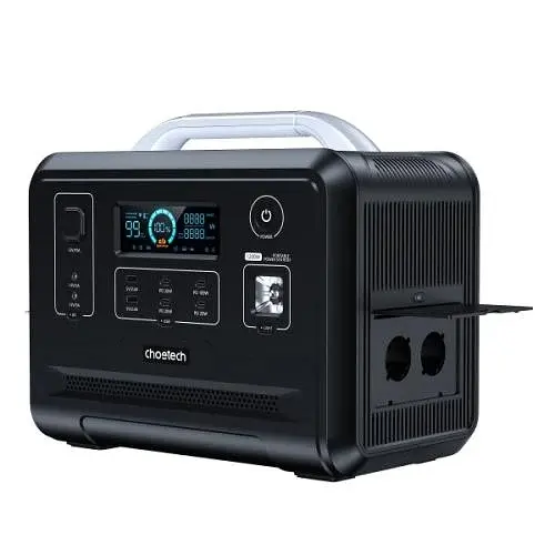 Зарядна станція BS005, Black, 1200 Вт / 1024 Вт/год, Type-C Choetech teh0028579 - фото 3