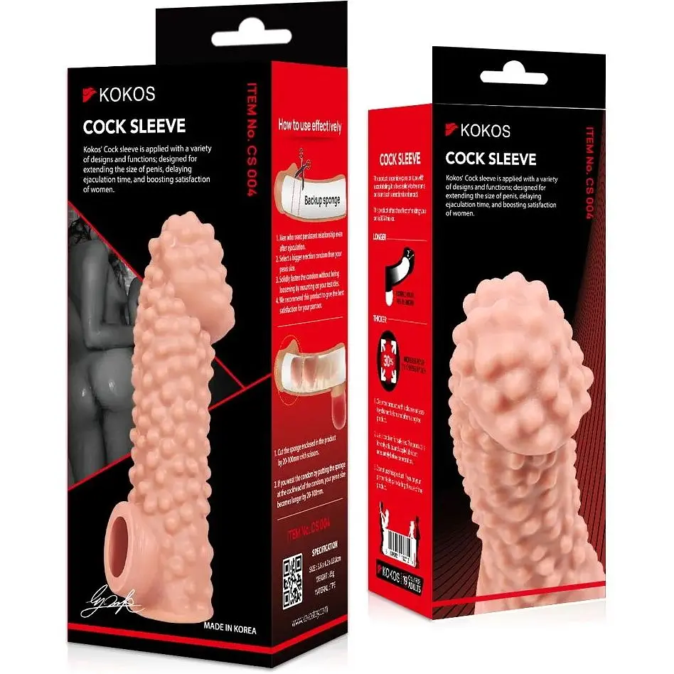 Насадка на член Kokos Cock Sleeve CS 004 M - фото 4