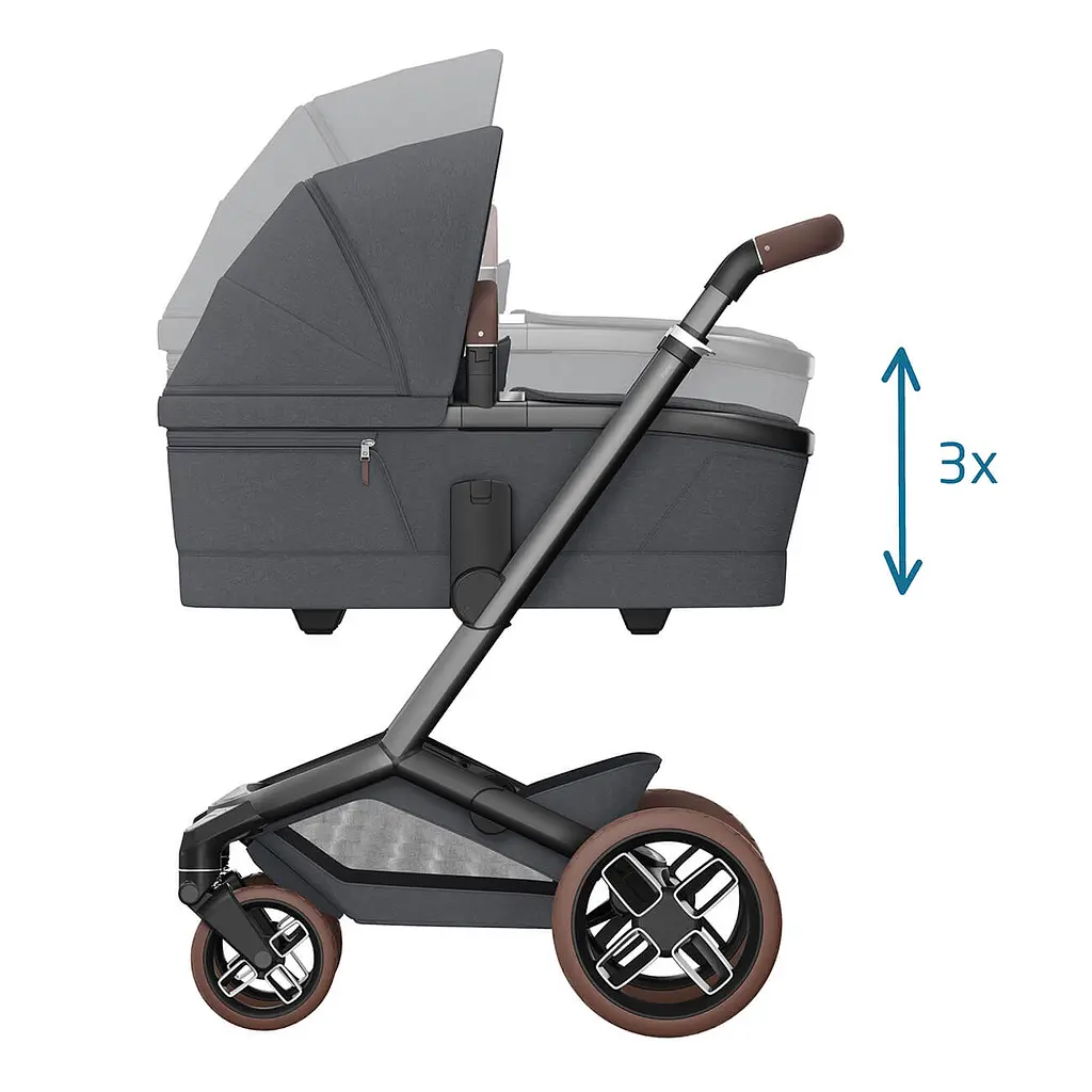 Коляска 2 в 1 универсальная Maxi-Cosi Fame Twillic Graphite (1920204110) - фото 17