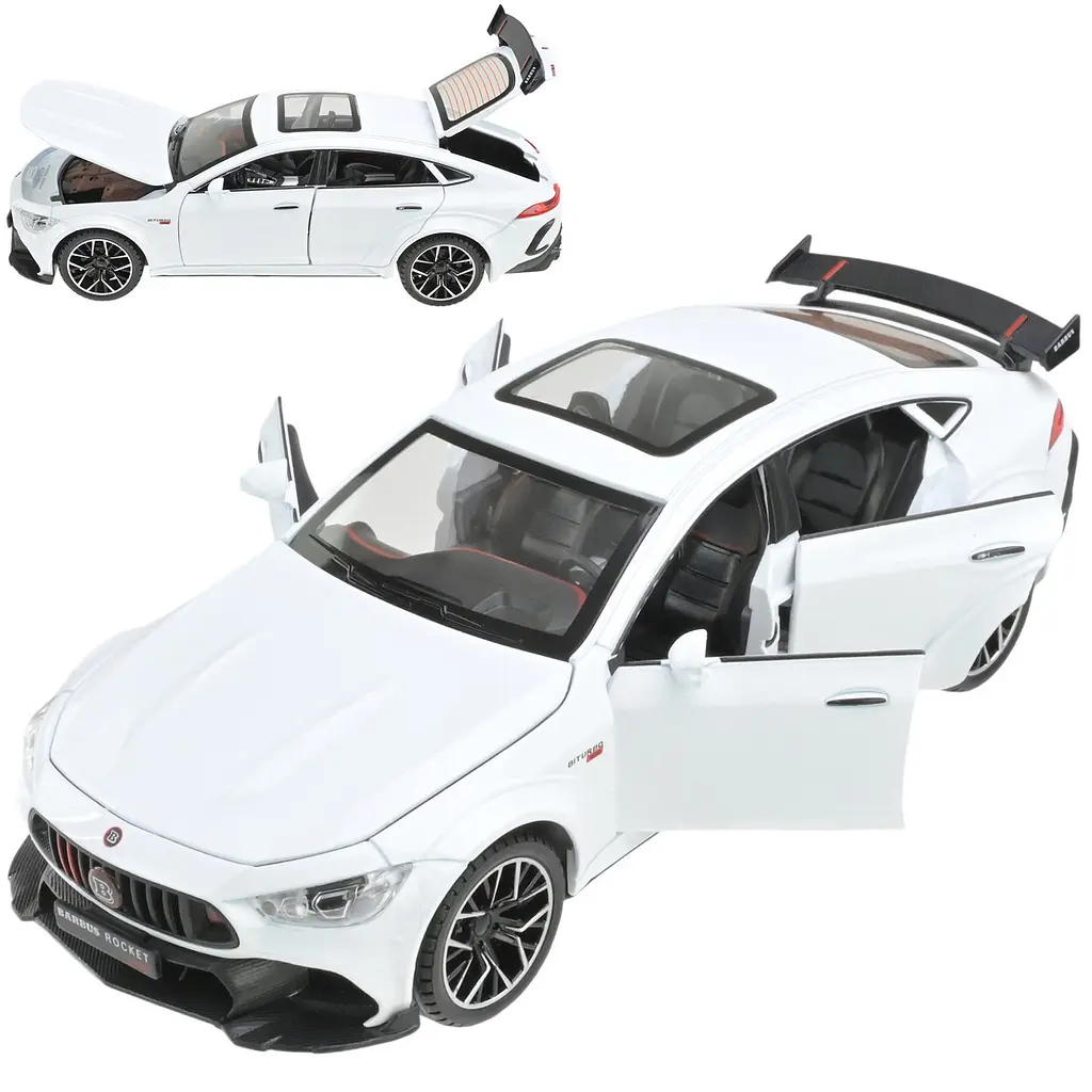 Колекційна металева модель автомобіля АвтоЕксперт Brabus Rocket 900 з інерцією, світлом та звуком 1:24 - фото 9