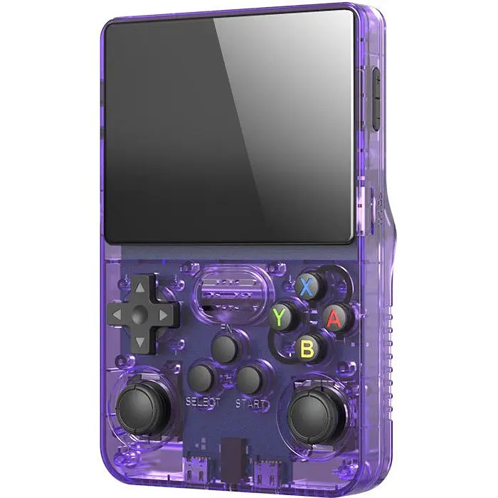 Ретро ігрова приставка Data Frog R36s 15000 games in 1 Purple [112452] - фото 2