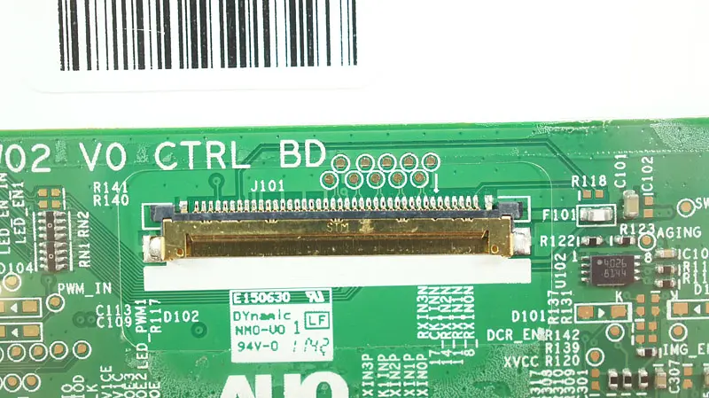 Матриця 12.5" B125XW02 V.0 1366х768, 40pin, LED, NORMAL, матова, роз'єм справа внизу для ноутбука - фото 2