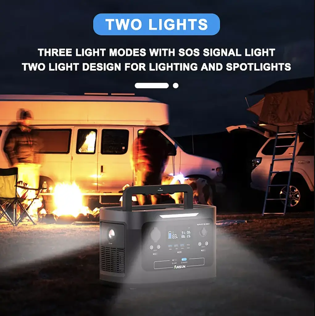 Зарядная станция Flashfish Ansun Portable Power Supply 600W 2AC DC PD AC Solar Generator 519Wh 140400mAh - фото 5