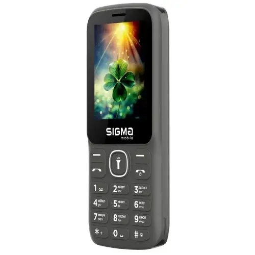 Мобільний телефон mobile X-style 242 Lucky, Grey Sigma teh0020321 - фото 4