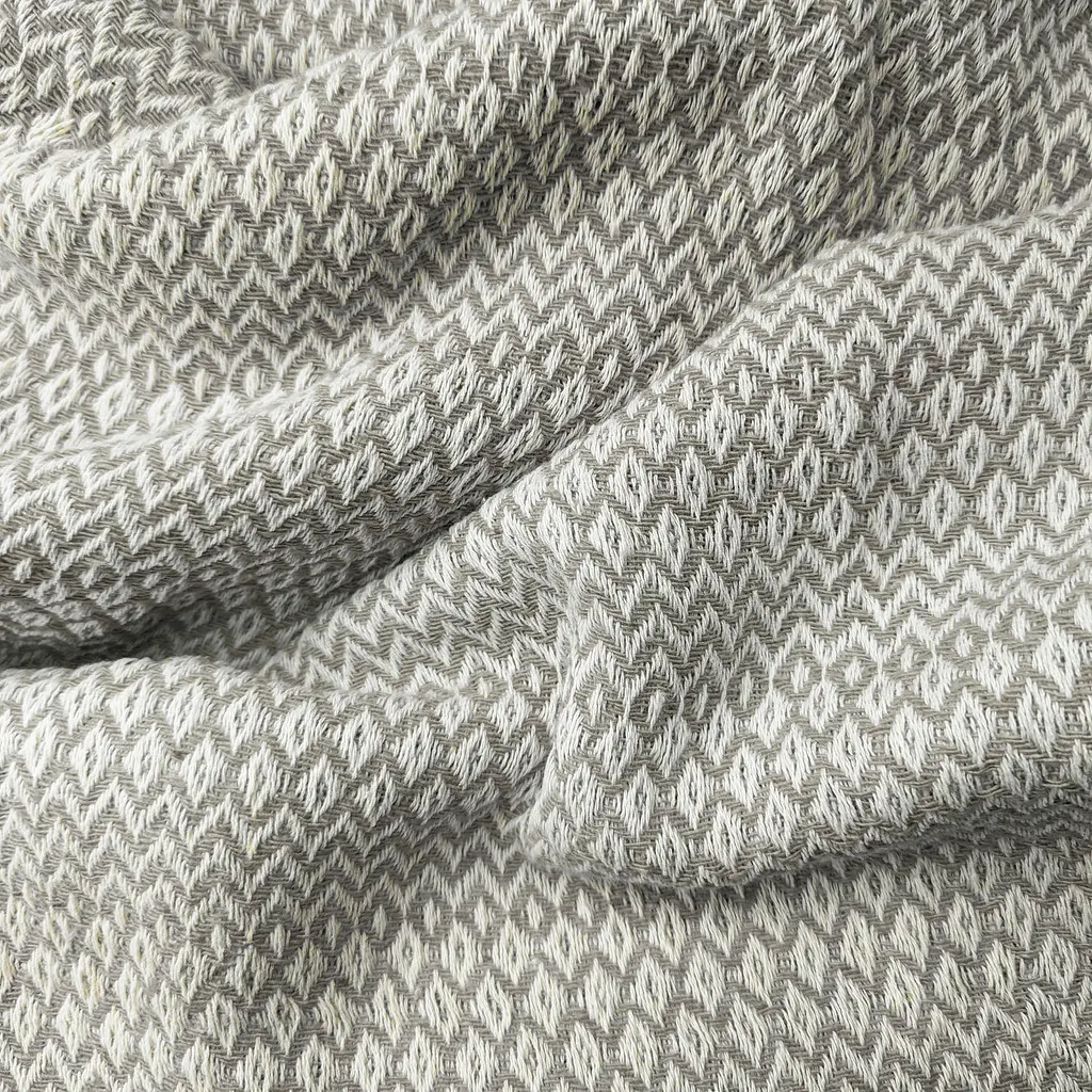 Плед бавовняний Cosas RHOMB CS3 200х230 см сірий (Plaid_Rhomb_36Silver_200x230) - фото 5
