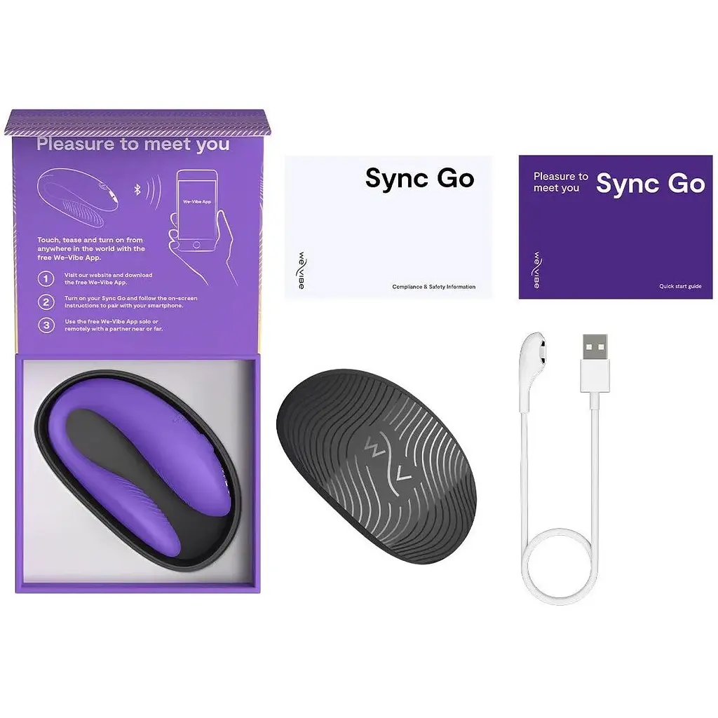 Смарт-вибратор We-Vibe Sync GO Light Purple - фото 7