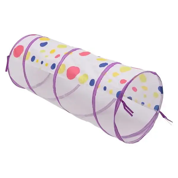 Намет дитячий ігровий LUGI HP-S-4NDV з тунелем та басейном для кульок бузковий - фото 6