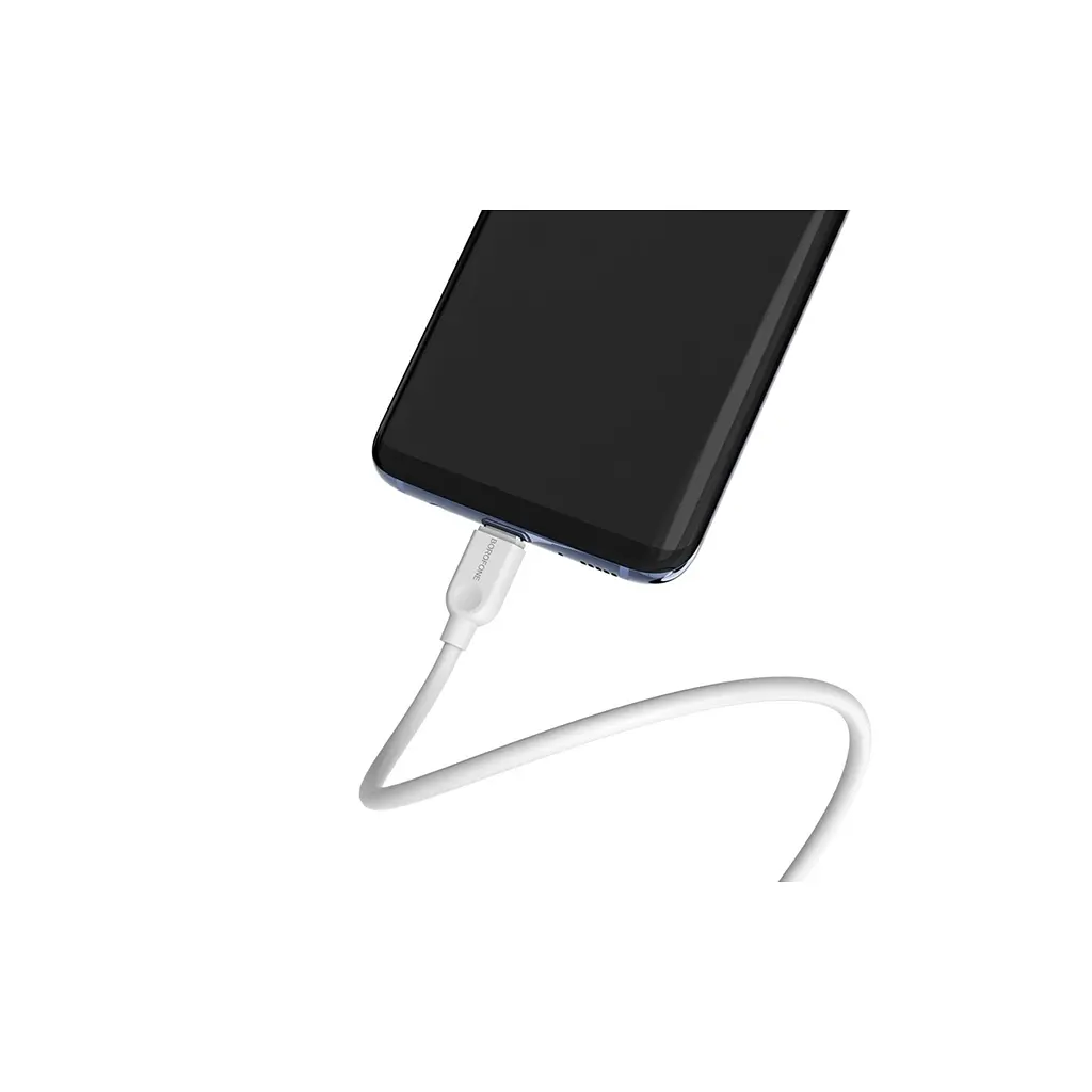 Дата кабель USB 2.0 AM to USB-C 2.0m 2.4A white BOROFONE (6957531090021) - фото 4