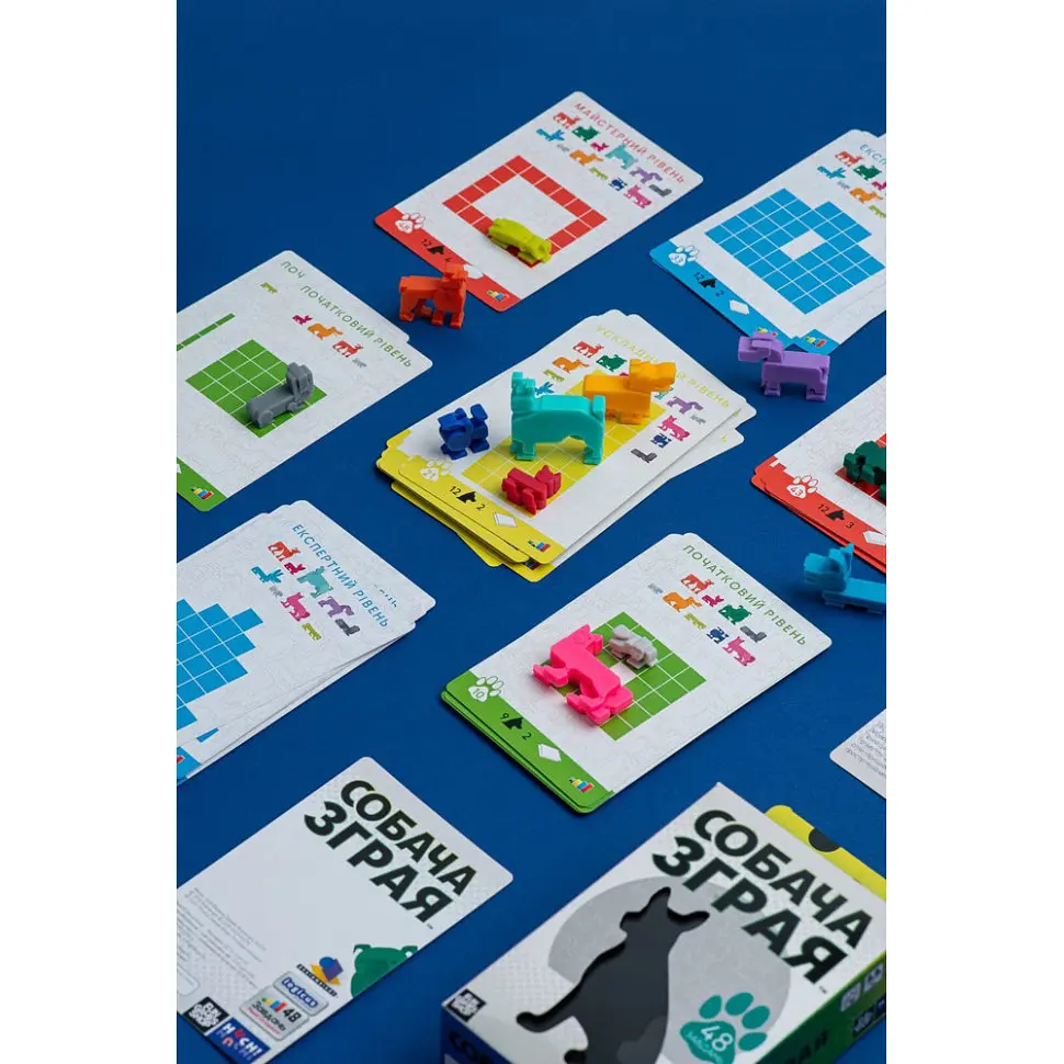 Дитяча гра головоломка "Собача зграя" українською мовою Fun Games 29х33х20 см det0015190 - фото 3