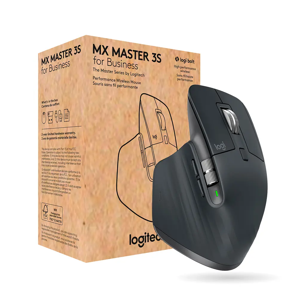 Мишка Logitech MX Master 3S for Business Performance Wireless/Bluetooth Graphite (910-006582) - фото 10