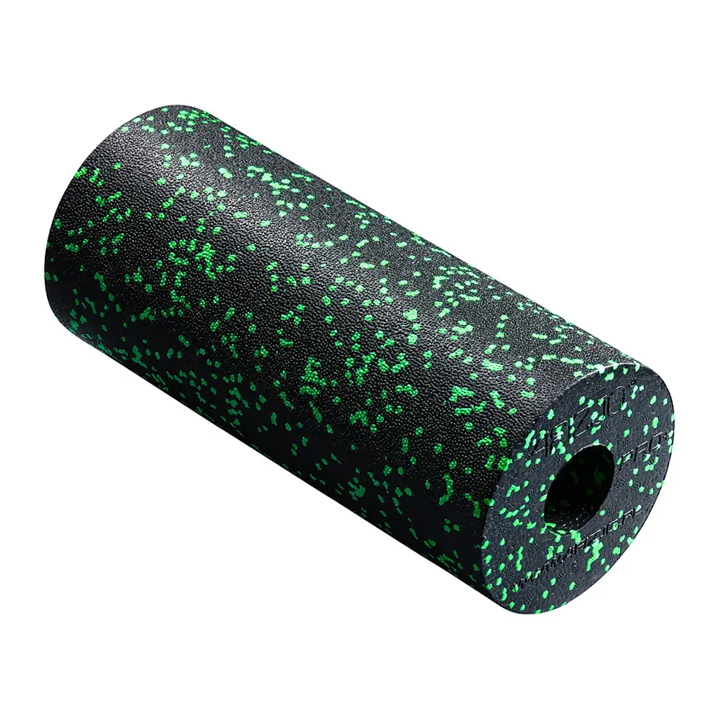 Масажний ролик 4FIZJO EPP PRO+ 33 x 14 см (валик, ролер) гладкий 4FJ1424 Black/Green (P-5907222931424) - фото 4