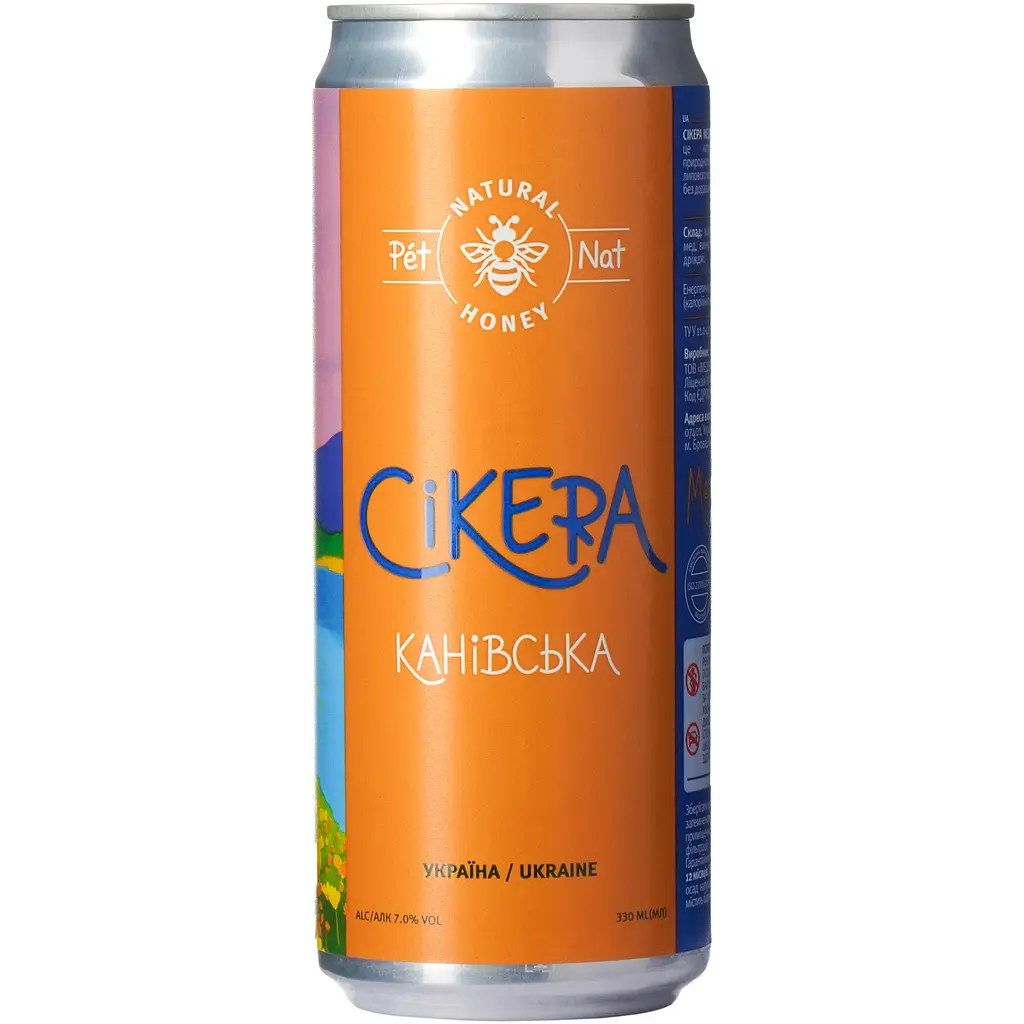 Мед питний Сікера Канівська сухий білий 7% 0.33 л ж/б - фото 2