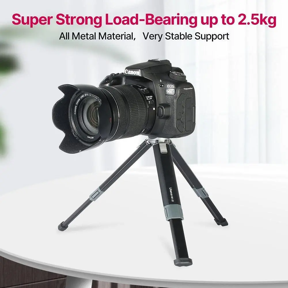 Штатив Ulanzi MT-22 Metal Mini Tripod (MT-22 2315) Чорний - фото 4