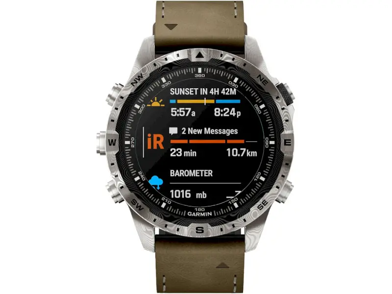 Смарт-годинник Garmin MARQ (Gen 2) Adventurer - Damascus Steel Edition (010-03393-30/31) - фото 8