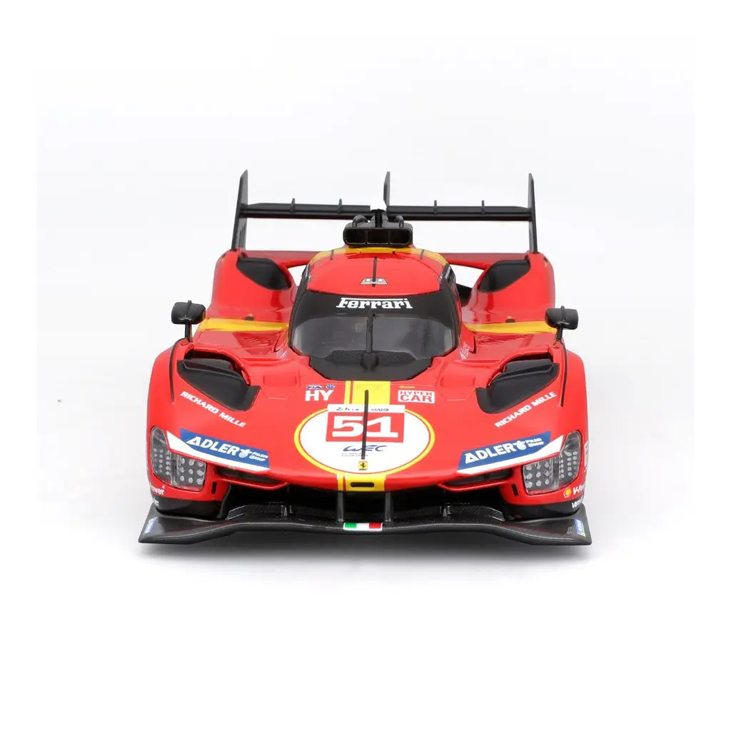 Автомодель Bburago Ferrari 499P LMH 1:24 красно-черная (18-26309) - фото 2