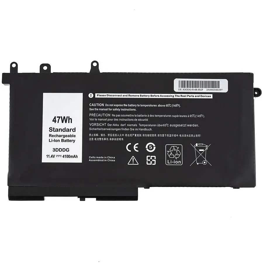 Батарея для ноутбука Dell 93FTF (Latitude: 5480 5580) 11.4V 4100mAh Чорний - фото 2