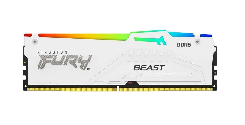 Пам'ять для настільних комп'ютерів Kingston FURY 32 GB (2x16GB) DDR5 6000 MHz Beast RGB EXPO White (KF560C30BWEAK2-32) - фото 2