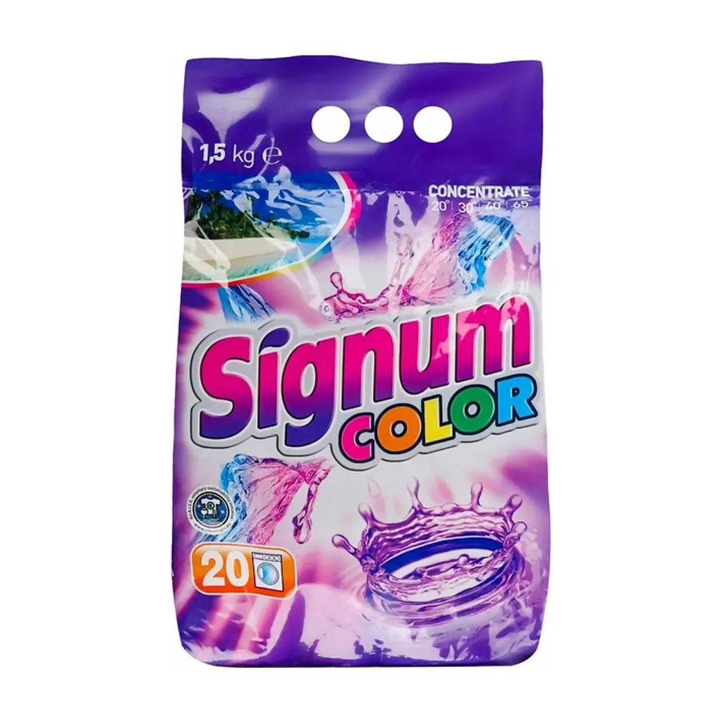Пральний порошок Signum Color 1.5 кг (4823051463879)