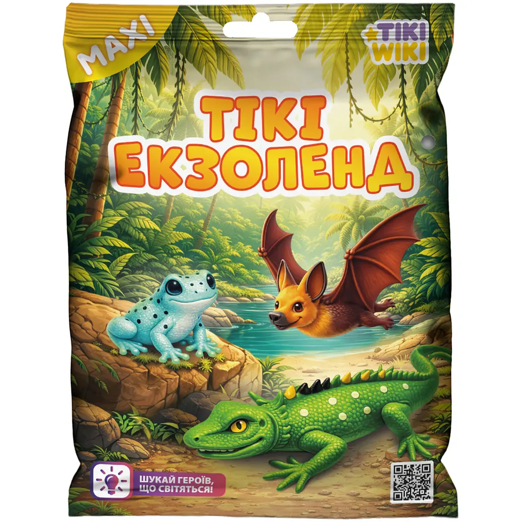 Дисплей стретч-іграшок у вигляді тварини Tiki Wiki Tiкi Екзоленд 12 шт. (SQ144-CDU) - фото 2