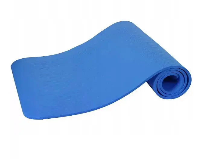 Килимок для йоги та фітнесу Power System PS-4017 NBR Fitness Yoga Mat Plus Blue (180х61х1) (PS-4017_Blue) - фото 4