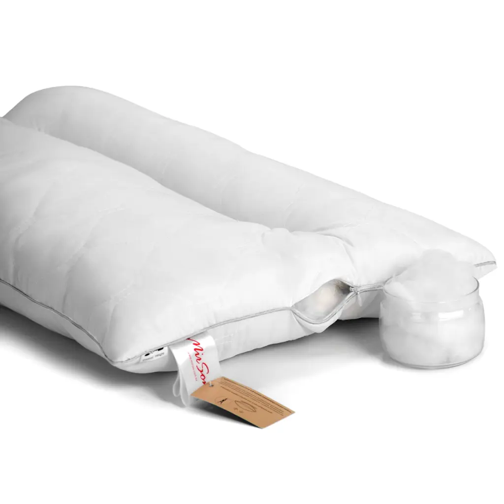 Подушка MirSon ортопедична Deluxe Eco Silver 181 Середня 50x70 см (2200000398529) - фото 3