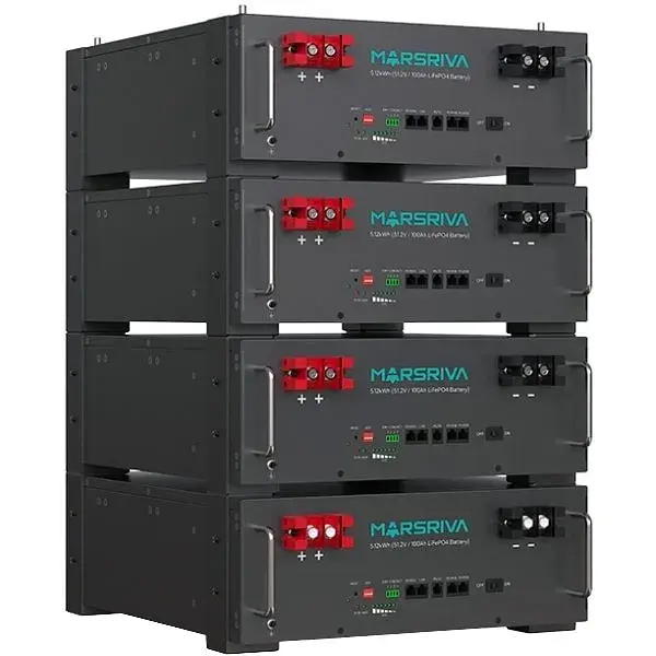 Акумуляторна батарея Marsriva LiFePO4, 51.2V/100Ah, 5.22KWH RT, монтаж в стійку (MR-LFP5.12-LRT) - фото 3