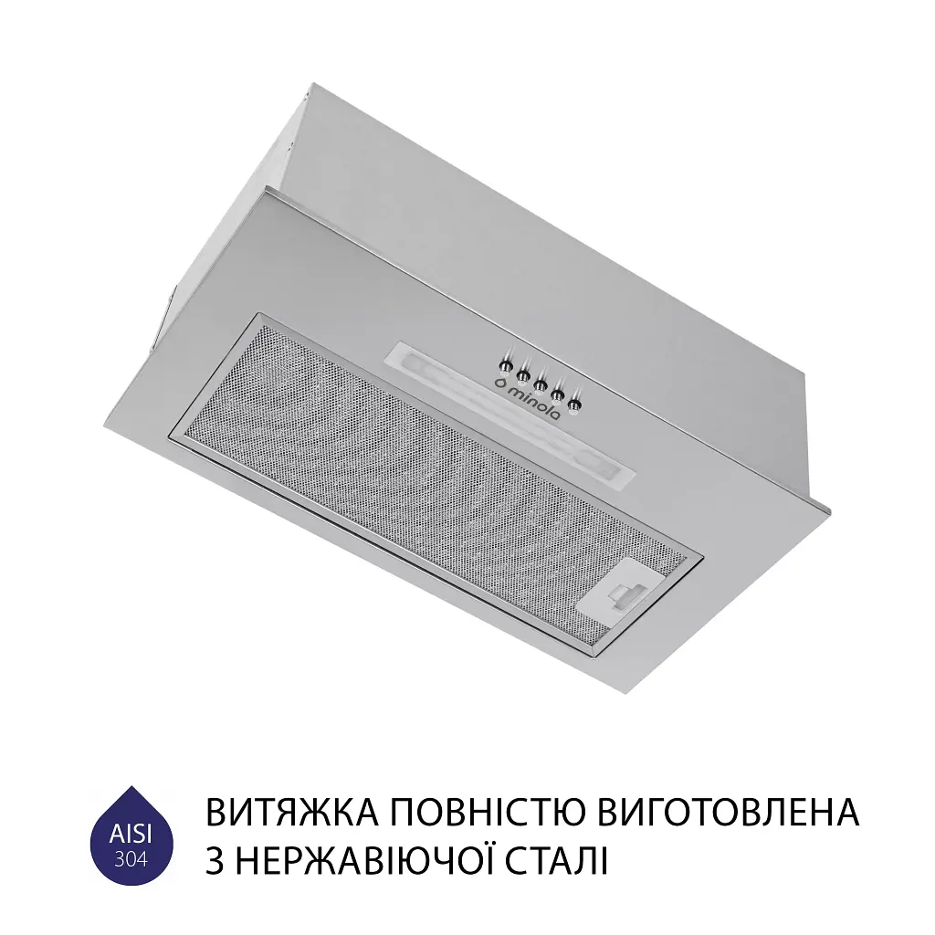 Витяжка повновбудована Minola HBI 5323 I 800 LED - фото 4