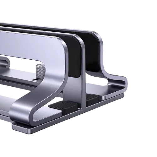 Підставка для ноутбука UGREEN LP258 Vertical Laptop Stand Dual-slot сірий (60643) - фото 2