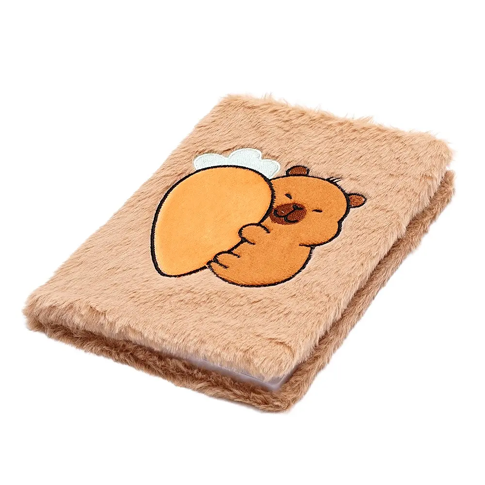 Блокнот плюшевый ZiBi Kids Line Capybara 9 А5 80 листов в клетку, дизайн в ассортименте (ZB.700023) - фото 5