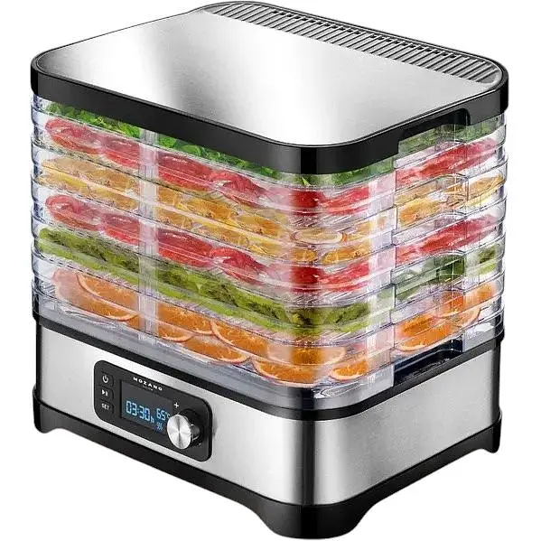 Сушилка-дегидратор для овощей и мяса Mozano AGD/SUS/02 450 Вт таймер до 70°C автоматическая - фото 6