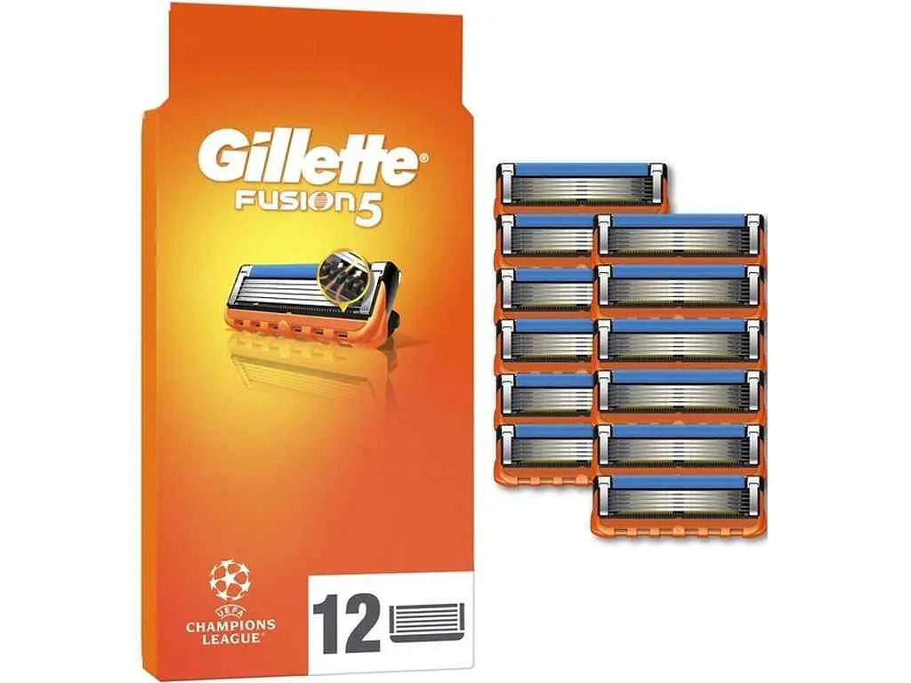 Картридж GILLETTE 12шт для гоління Fusion5