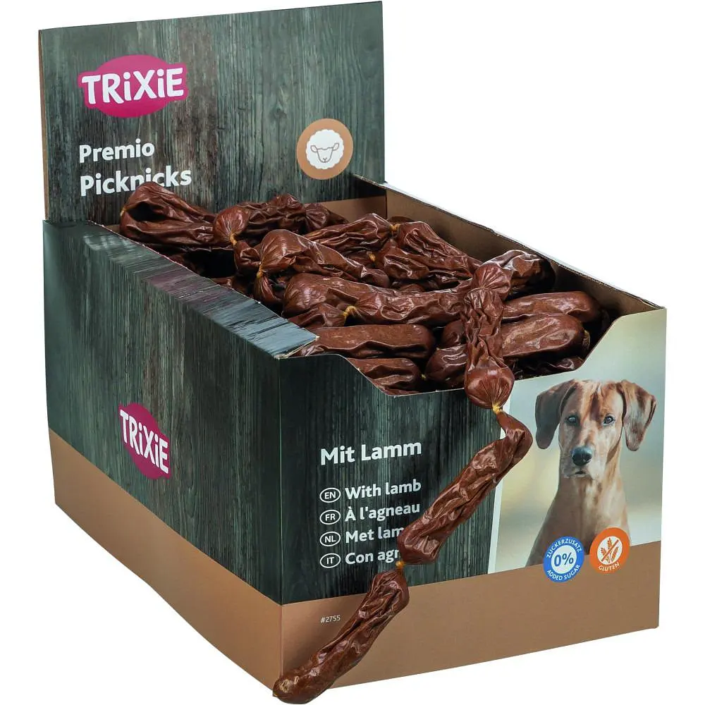 Ласощі Trixie Premio Picknicks для собак Сосиски з ягнятком 8 см 8 г 200 шт (арт.2755)