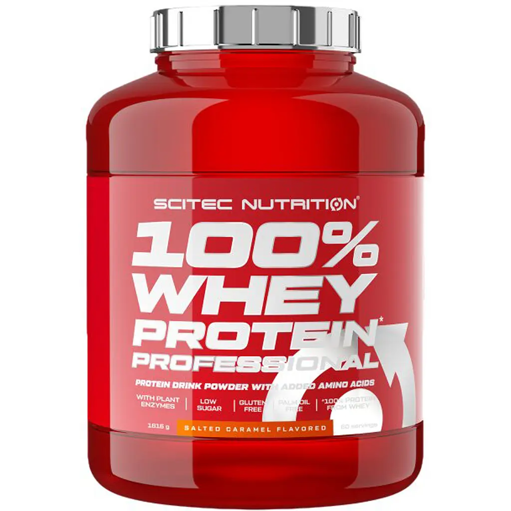 Протеїн Scitec Nutrition 100% Whey Protein Prof Солона карамель 1.816 кг (5999100021648)