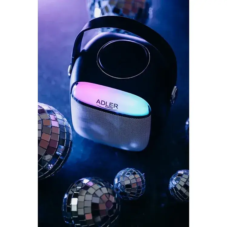 Колонка караоке Adler AD 1199 з мікрофоном 8 годин роботи Bluetooth компактна портативна - фото 7
