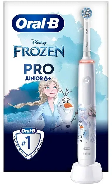Електрична дитяча зубна щітка Oral-B D505.513.Z3K Frozen тип 3772 (від 6 років) Крижане серце D505.513.Z3K