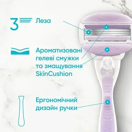 Змінні касети для гоління Venus Comfort Glide Breeze 2 шт. - фото 3