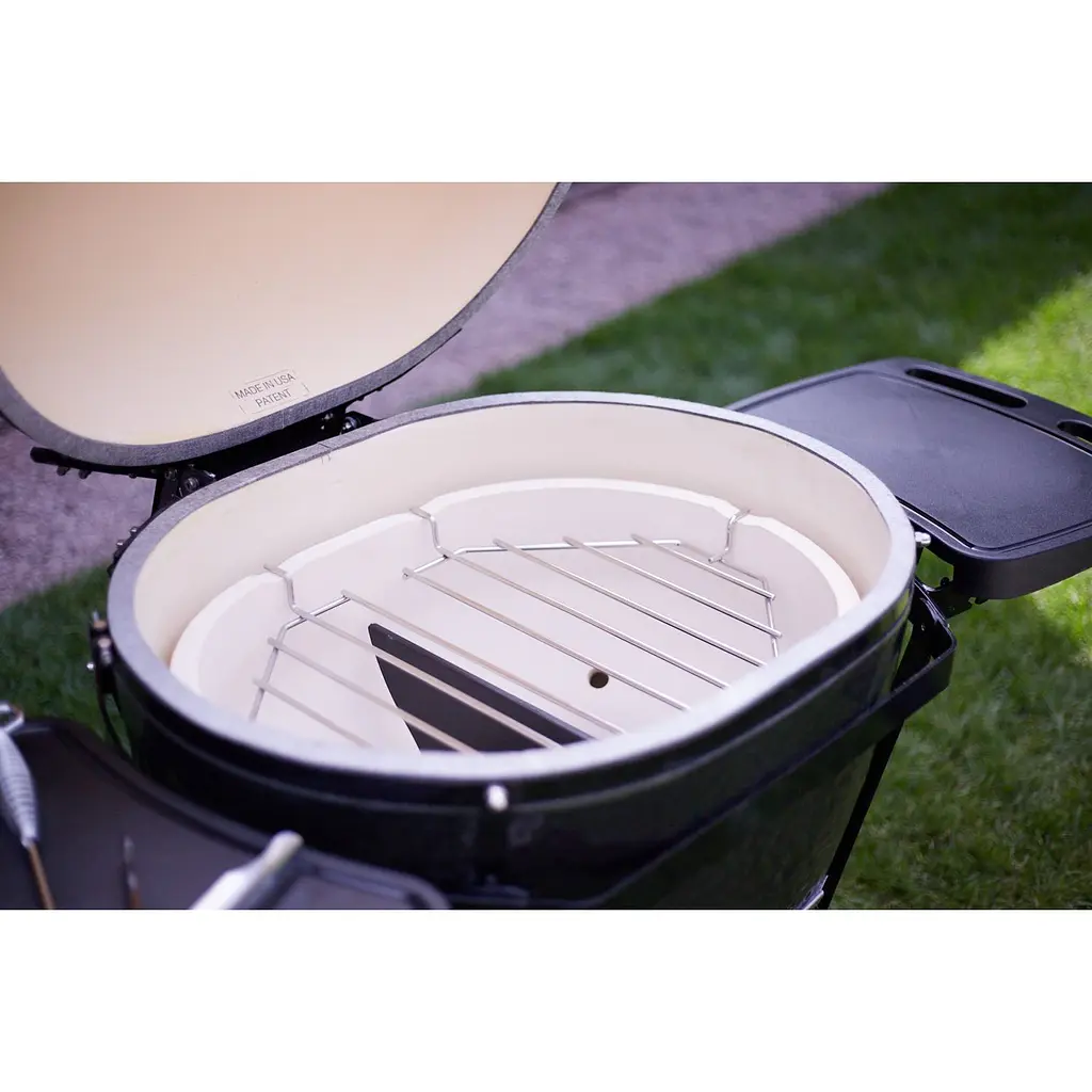 Керамический угольный гриль Primo Large Oval All in One (PGCLGCG) - фото 9