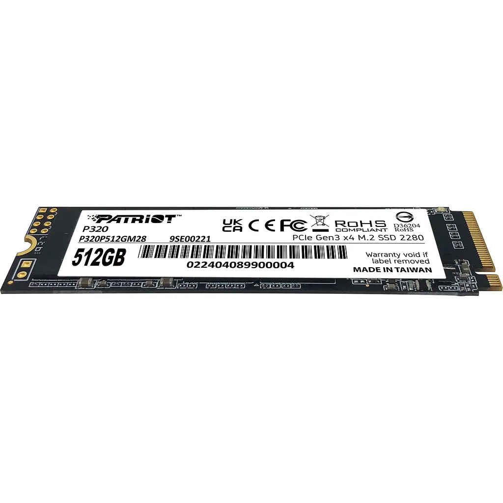 SSD накопичувач Patriot P320 512GB M.2 NVMe (P320P512GM28) [119353] - фото 4
