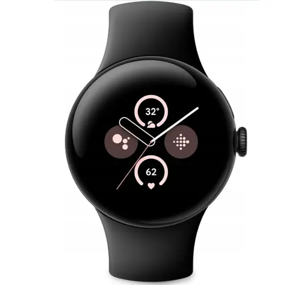 Смарт-годинник Google Pixel Watch 2 41 mm LTE Matte Black Aluminum Case/Obsidian Active Band - фото 3