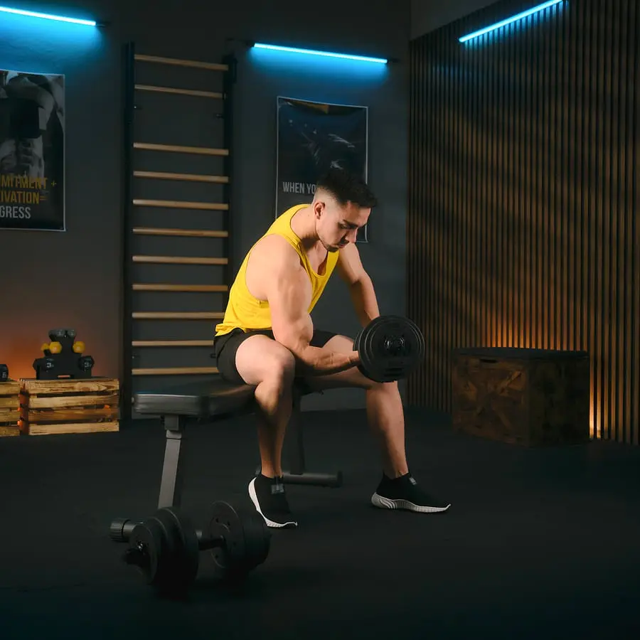 Гантелі композитні регульовані TREX Sport 2х20кг - фото 10
