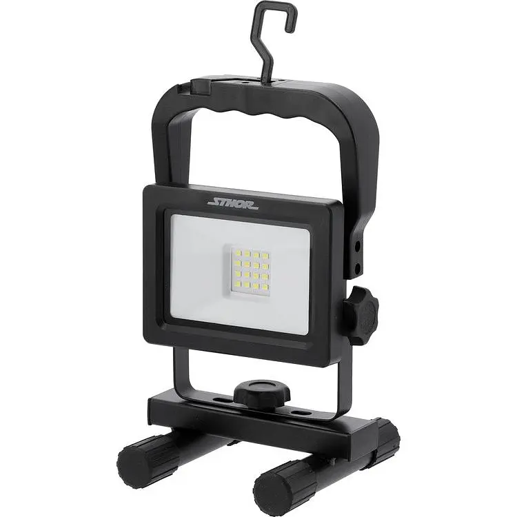 Прожектор переносний Sthor SMD LED Li-Ion акумул 3.7V 2.2 АГ 10Вт 1000 lm чорний (82881) - фото 5