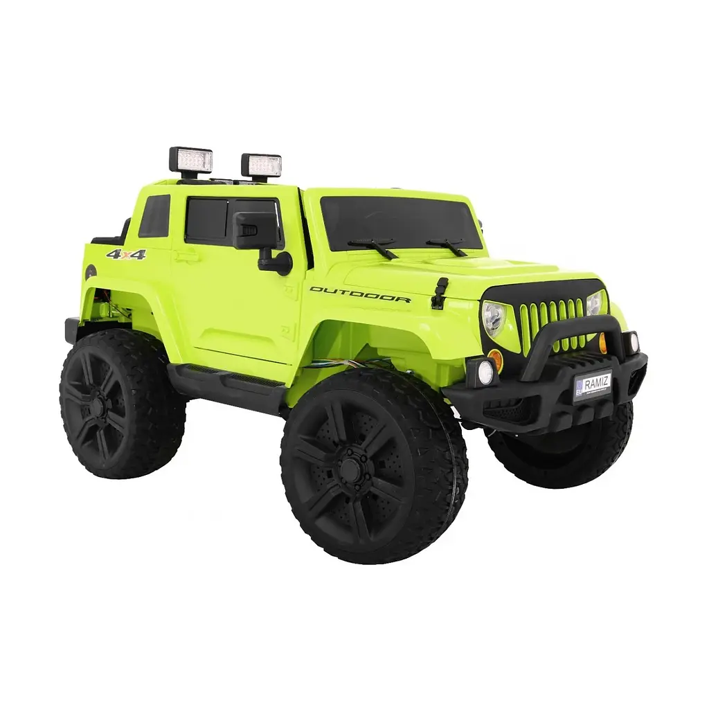 Электромобиль Ramiz Mighty Jeep 4x4 2х12 В на пульте управления, Red (PA.HL-1668.CR) - фото 17