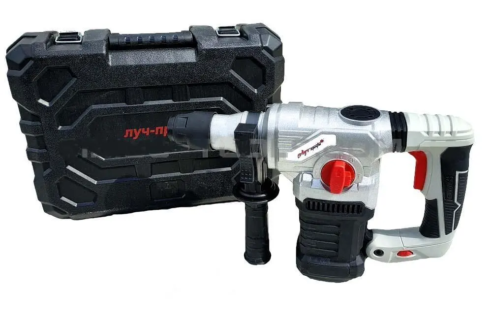 Перфоратор бочковый Луч Профи ПЕ-2300 SDS-plus кейс 6 Дж 2300 Вт 4000 уд/мин 30412 - фото 6
