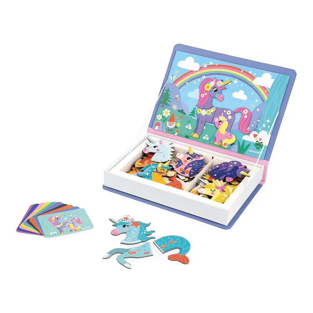 Магнитная книга Единорожки Janod det0017682 - фото 2