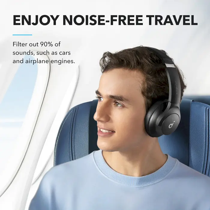 Bluetooth-гарнітура Anker SoundCore Q20i Black (A3004G11) - фото 9